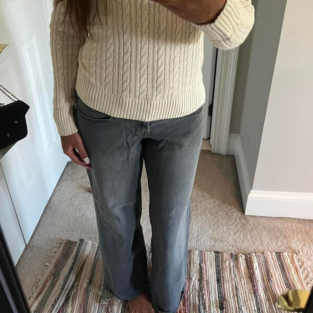 Hollister co Women's black low rise jeans